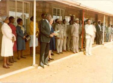 Minister of Education Simeon Nyachae
